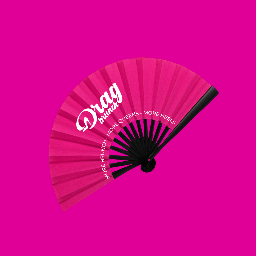 Drag Brunch Bamboo Fan